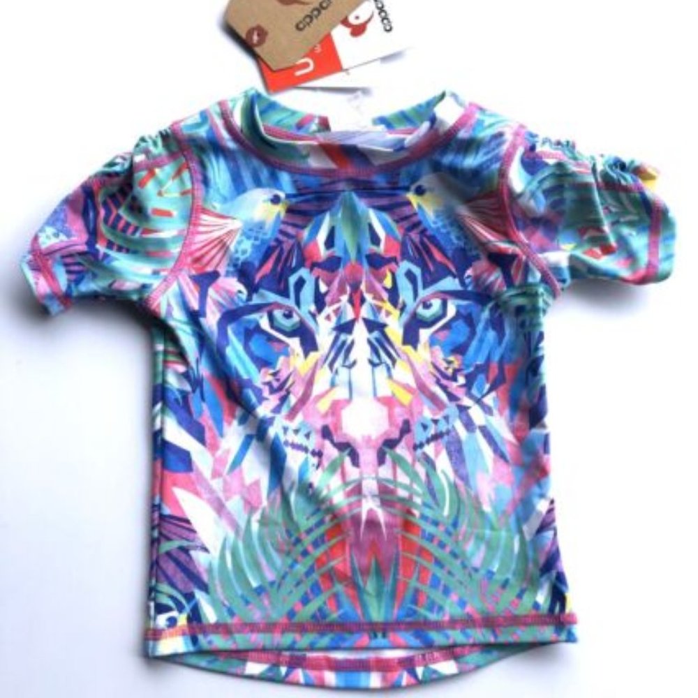 Appaman, Rashguard UPF 50 Sunshirt, Little Girl’s Size 5